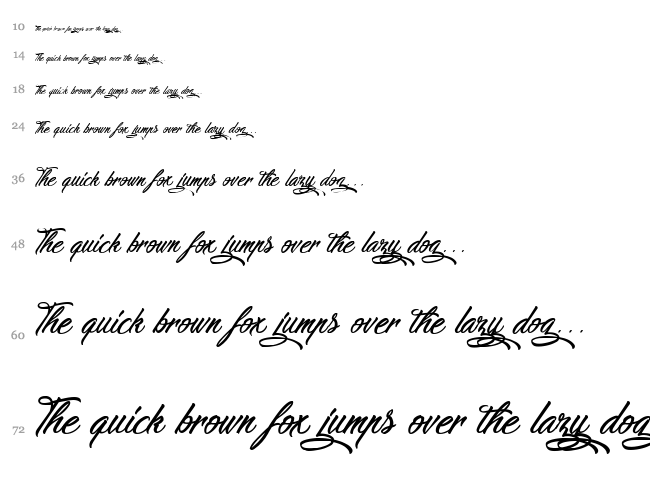 Walking in Sunlight font waterfall